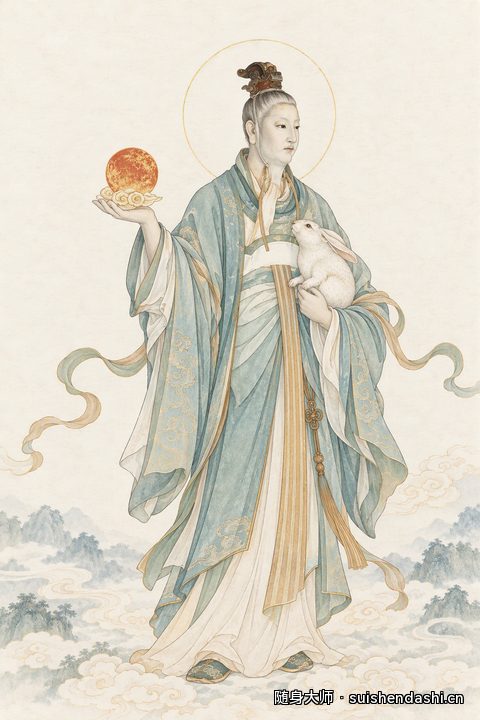 房日兔 星君像